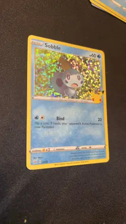 Pokemon Card Sobble 24/25 Holo McDonald’s Set 2021 NM - Image 1
