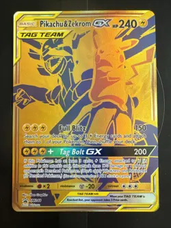 Pikachu & Zekrom GX SM248 Holo Promo Card - Image 1