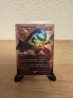 MTG Magic The Gathering SECRET LAIR SLD Deadpool Harmless Offering FOIL - Image 1
