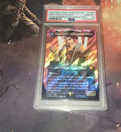 2025 MTG Final Fantasy Emet-Selch/Hades Char Borderless-Surge Foil GEM MT PSA 10 - Image 1
