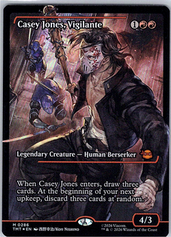 Casey Jones, Vigilante (0286) Showcase FOIL Teenage Mutant Ninja Turtles MYTHIC - Image 1