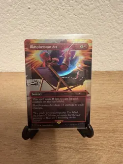 MTG Secret Lair Drop SLD Deadpool Blasphemous Act FOIL - Image 1