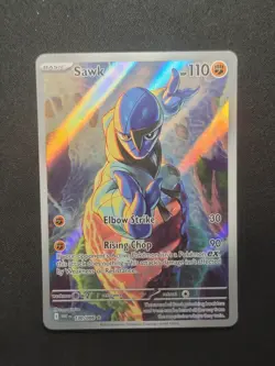 2025 Pokemon SV White Flare WHT EN Sawk Illustration Rare #130/086 - Image 1