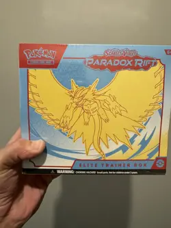 Pokemon TCG Scarlet & Violet Paradox Rift ETB Roaring Moon Factory Sealed ENG - Image 1