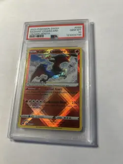 2023 Pokemon Sword & Shield Crown Zenith Radiant Charizard 020/159 PSA 10 GEM MT - Image 3