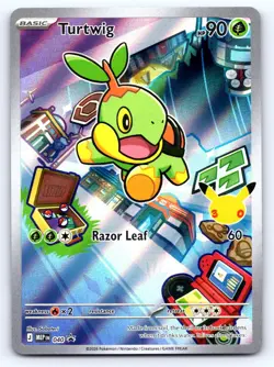 Turtwig - 040 040 Holo Promo ME: Mega Evolution Promo Pokemon Near Mint - Image 1