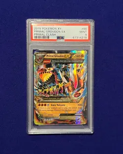 PSA 9 Primal Groudon Ex #86 XY Primal Clash 2015 Pokemon MINT - Image 1