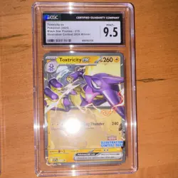 Pokemon Toxtricity ex 215 Sv: Scarlet & Violet Promo CGC 9.5 Illustration Winner - Image 1