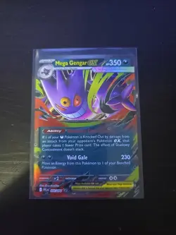 Mega Gengar ex 056/094 Double Rare Phantasmal Flames Pokemon Near Mint - Image 1
