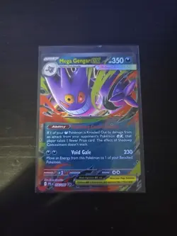 Mega Gengar ex 056/094 Double Rare Phantasmal Flames Pokemon Near Mint - Image 3