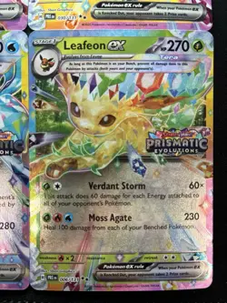 Pokemon: Jolteon, Vaporeon, Leafeon & Sylveon ex (Prismatic Stamped) Lot - Image 4