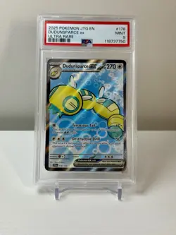 Dudunsparce ex 2025 Pokemon Journey Together 178/159 Ultra Rare PSA 9 - Image 1