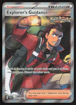 Explorer's Guidance 200/162 Ultra Rare Temporal Forces Pokemon Near Mint - Image 1