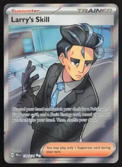 Larry's Skill 139/131 Ultra Rare Prismatic Evolutions Pokemon Near Mint - Image 1