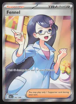 Fennel 162/086 Ultra Rare Black Bolt Pokemon Near Mint - Image 1