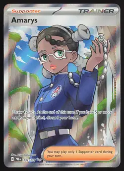 Amarys 132/131 Ultra Rare Prismatic Evolutions Pokemon Near Mint - Image 1