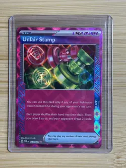 Unfair Stamp 65/167 Twilight Masquerade Holo - Image 1