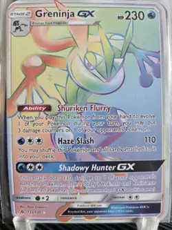 Pokemon TCG Pokemon Greninja GX Greninja 133/131 - Image 1