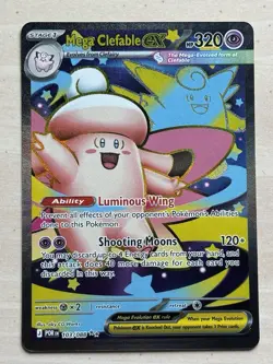POKEMON Mega Clefeble EX 103/088 ULTRA RARE FULL ART HOLO Perfect Order *MINT* - Image 1