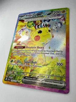 Pokemon Pikachu ex 238/191 Sv08: Surging Sparks Special Illustration Rare SIR ⚡ - Image 1