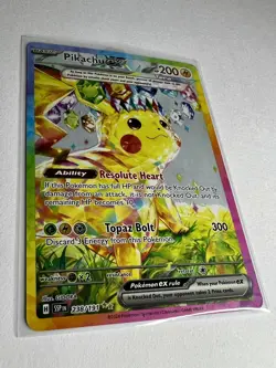 Pokemon Pikachu ex 238/191 Sv08: Surging Sparks Special Illustration Rare SIR ⚡ - Image 2