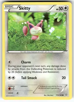Skitty XY - Primal Clash Common Pokemon Lightly played - Image 1