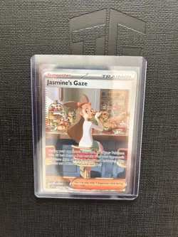Pokemon Jasmine's Gaze 245/191 SV08: Surging Sparks Special Illustration Holo - Image 5