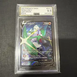 2022 Pokemon SWSH Lost Origin FA/Gallade V #TG19 Graded AGS 9 MINT - Image 1