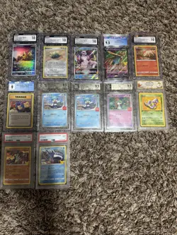 Pokemon Slab lot - 12 Slabs (PSA, CGC) Various Grades - Image 1