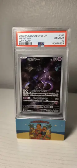 2023 Pokemon SV2a 151 Japanese Mewtwo #183 - Image 1