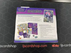 Pokemon Scarlet & Violet Base Set Miraidon Pokemon Center Elite Trainer Box ETB - Image 3