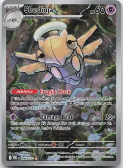 SHEDINJA 144/132 ILLUSTRATION RARE MEGA EVOLUTION POKEMON HOLO NM - Image 1