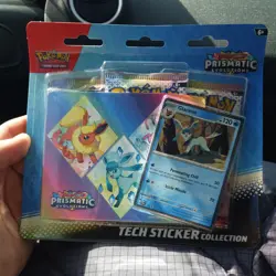 Pokemon Scarlet & Violet Prismatic Tech Sticker Collection Leafeon Sealed✨✅ - Image 1