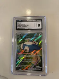 2023 POKEMON SVP EN-SV BLACK STAR PROMO #051 SNORLAX CGC 10 GEM MINT - Image 1
