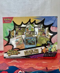 Pokemon TCG Ascended Heroes First Partner Deluxe Pin Collection New & Sealed ✨ - Image 1
