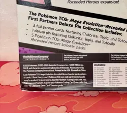 Pokemon TCG Ascended Heroes First Partner Deluxe Pin Collection New & Sealed ✨ - Image 3