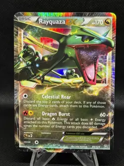 Rayquaza EX 85/124 Dragons Exalted *HOLO* Pokemon TCG - Image 1