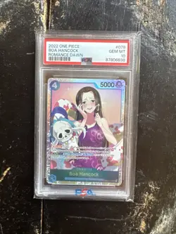 2022 One Piece TCG Boa Hancock #78 Romance Dawn OP01 - PSA Gem Mint - English - Image 1