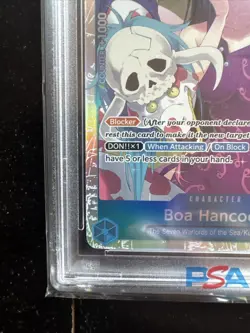 2022 One Piece TCG Boa Hancock #78 Romance Dawn OP01 - PSA Gem Mint - English - Image 4