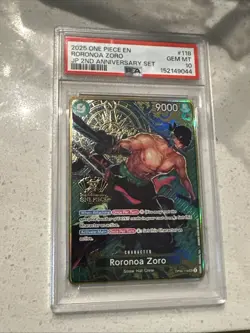 One Piece CCG Roronoa Zoro JP 2nd Anniversary (English Version) - Image 3