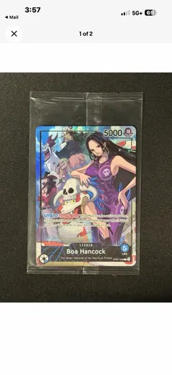 Boa Hancock 2025 PSA Magazine Promo OP07-038 One Piece & Shanks OP09-001 - Image 2