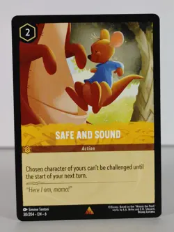 Safe and Sound - Azurite Sea - 30/204 - Lorcana TCG - Rare - Image 1