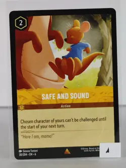 Safe and Sound - Azurite Sea - 30/204 - Lorcana TCG - Rare - Image 2