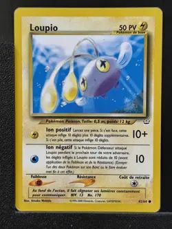 Carte Pokemon Loupio 42/64 Edition 2 Ed 2 Neo Revelation Wizards FR 5 - Image 2