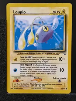 Carte Pokemon Loupio 42/64 Edition 2 Ed 2 Neo Revelation Wizards FR 3 - Image 2