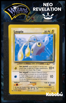 Carte Pokemon Loupio 42/64 Edition 2 Ed 2 Neo Revelation Wizards FR 1 - Image 1