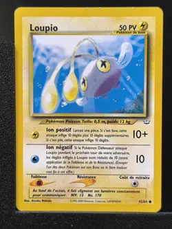Carte Pokemon Loupio 42/64 Edition 2 Ed 2 Neo Revelation Wizards FR 1 - Image 2