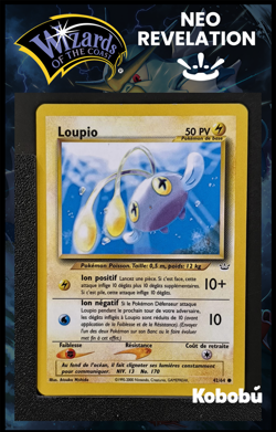 Carte Pokemon Loupio 42/64 Edition 2 Ed 2 Neo Revelation Wizards FR 2 - Image 1