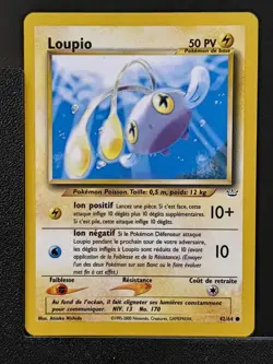 Carte Pokemon Loupio 42/64 Edition 2 Ed 2 Neo Revelation Wizards FR 2 - Image 2