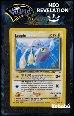 Carte Pokemon Loupio 42/64 Edition 2 Ed 2 Neo Revelation Wizards FR 7 - Image 1